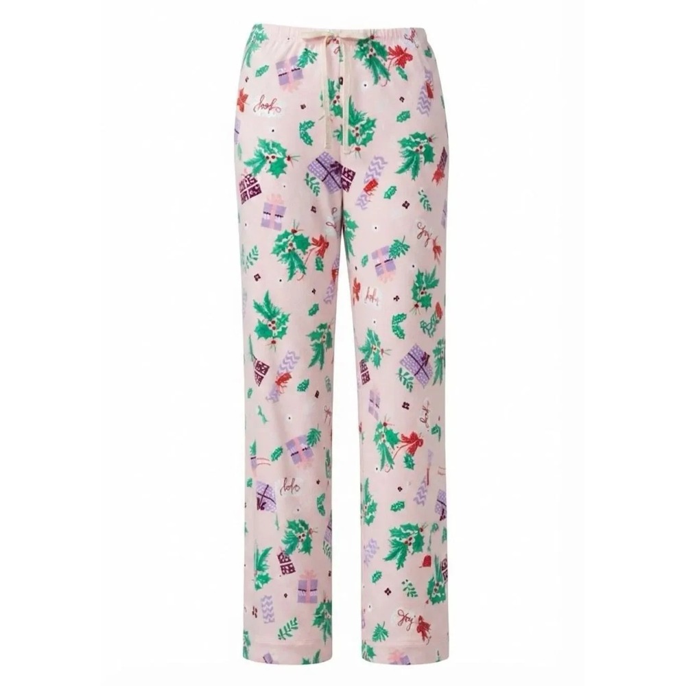 Hue Womens Medium Holiday Christmas Comforts & Joy Mid Rise Pajama Pants 286